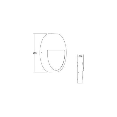 Brumberg 10037183 10037183 LED-wandlamp 12 W LED Zwart Brumberg 10037183 10037183 LED-wandlamp 12 W LED Zwart