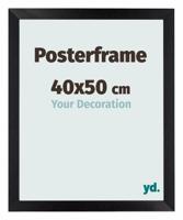 Posterlijst 40x50cm Zwart Mat MDF Parma - thumbnail