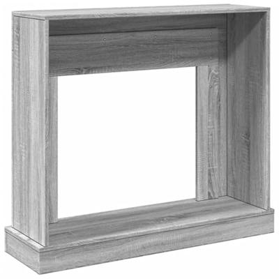 Haardombouw 100x30x87,5 cm bewerkt hout grijs sonoma eikenkleur Haardombouw 100x30x87,5 cm bewerkt hout grijs sonoma eikenkleur