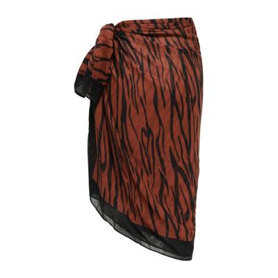 ONLY pareo met all over print brique/zwart