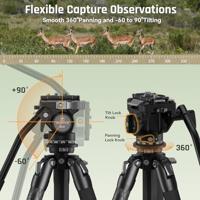 SIRUI Europe Sirui Sportich SP124 + B5X Carbon Tripod Werkhoogte: 13 - 153.5 cm - thumbnail