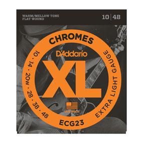 D'Addario ECG23 flatwound snarenset voor elektrische gitaar D'Addario ECG23 flatwound snarenset voor elektrische gitaar