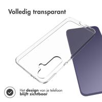 Accezz Clear Backcover Samsung Galaxy S24 FE Telefoonhoesje Transparant - thumbnail