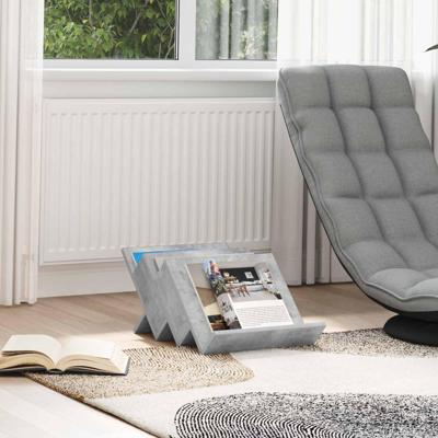 Bijzetkast met plank Beton Grijs 57,5 x 40 x 42 cm Bewerkt hout Bijzetkast met plank Beton Grijs 57,5 x 40 x 42 cm Bewerkt hout