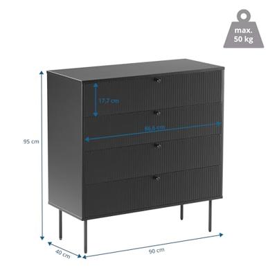 hjh LIVING Ladekast Karby