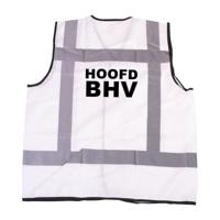 RWS veiligheidsvest hoofd BHV wit - RWS veiligheidsvest hoofd BHV wit - thumbnail