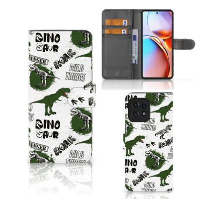 Telefoonhoesje | Met pasjeshouder | voor Motorola Edge 40 Pro Dinosaurus Telefoonhoesje | Met pasjeshouder | voor Motorola Edge 40 Pro Dinosaurus