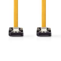 Datakabel SATA 6 Gb/s | SATA 7-Pins Female - SATA 7-Pins Female | 1,0 m | Geel - thumbnail