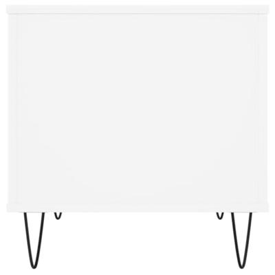 Salontafel 60x44,5x45 cm bewerkt hout wit