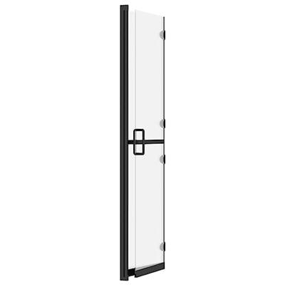Inloopdouchewand inklapbaar 120x190 cm ESG-glas mat