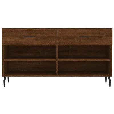 VidaXL Schoenenbank 102x35x55 cm bewerkt hout sonoma eikenkleurig