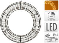 Ring 50 cm 1440L Zwart Extra Ww kerst Nampook - Nampook - thumbnail