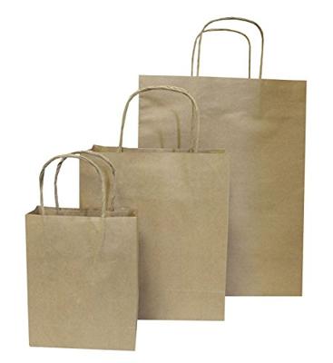 Tas folia kraft 125gr 12x15x5.5cm 20 stuks naturel