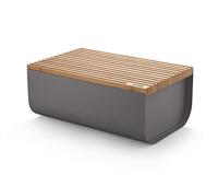 Alessi Broodtrommel met snijplank Mattina - Dark Grey - BG03 DG - door Big-Game - thumbnail