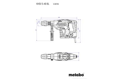 Metabo KHEV 5-40 BL SDS-Max-Combihamer 1150 W