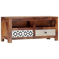 Tv-meubel 90x30x40 cm massief sheeshamhout - thumbnail