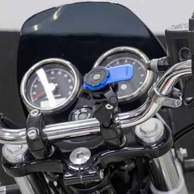 QUAD LOCK motorcycle handlebar clamp mount