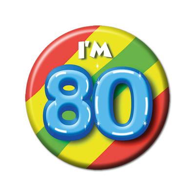 Button 80 jaar Button 80 jaar
