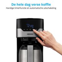 Programmeerbaar filterkoffiezetapparaat met karaf - MEDION - MD 18458 - isotherm - 900W - 1,2 L - thumbnail