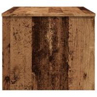 Salontafel 80x50,5x41,5 cm bewerkt hout oud houtkleurig - thumbnail