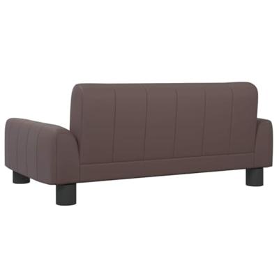 VidaXL Hondenmand 70x45x30 cm kunstleer bruin