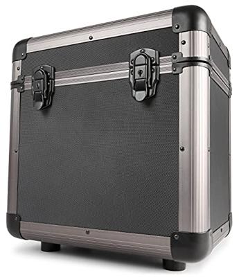 Power Dynamics RC80 Vinyl Record case voor 12 inch platen titanium