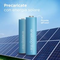 Panasonic eneloop Lite HR06 Oplaadbare AA batterij (penlite) NiMH 900 mAh 1.2 V 2 stuk(s) - thumbnail