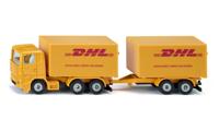 Siku DHL vrachtwagen met trailer 1694 - thumbnail