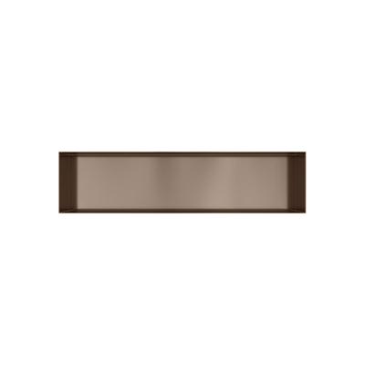 Hotbath &More Inbouwnis - 30 x 120 cm - Frameless - Tuscan Bronze