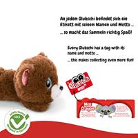 Nici glubschis pluchen knuffel liggende beer mr cuddle, 15cm - thumbnail