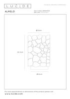 Lucide ALMELO - Tafellamp - Ø 15 cm - 1xE27 - Zwart - thumbnail