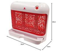 Swissinno Premium 24W 1 246 001 Vliegenlamp UV-lamp, Stroomgaas 24 W (b x h x d) 300 x 265 x 100 mm Wit, Rood 1 stuk(s) - thumbnail