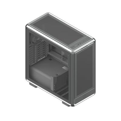 Cooler Master MasterFrame 600 Mesh zilver