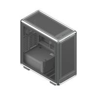 Cooler Master MasterFrame 600 Mesh zilver - thumbnail