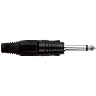 DAP 6,3mm Jackplug mono zwart DAP 6,3mm Jackplug mono zwart