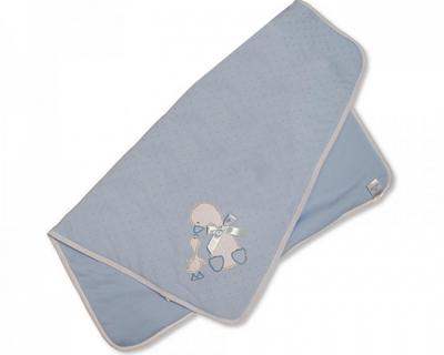 Snuggle Baby babydeken eend 70 x 70 cm