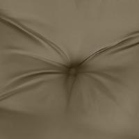 Tuinbankkussen 100x50x7 cm stof gemleerd taupe - thumbnail