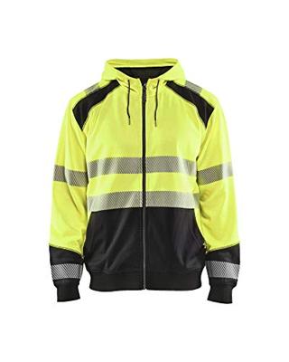 Blåkläder Hooded Sweatshirt High-Vis 35462528 | High-Vis Geel/Zwart | Maat XL - 7330509610046