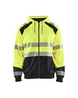 Blåkläder Hooded Sweatshirt High-Vis 35462528 | High-Vis Geel/Zwart | Maat XL - 7330509610046 - thumbnail