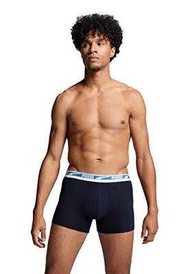 Puma Multi Logo Boxershort 6-Pack Heren Blauw - Maat M - Kleur: Blauw | Soccerfanshop Puma Multi Logo Boxershort 6-Pack Heren Blauw - Maat M - Kleur: Blauw | Soccerfanshop