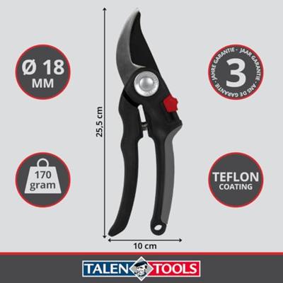 Talen Tools Snoeischaar Premium 18mm - thumbnail
