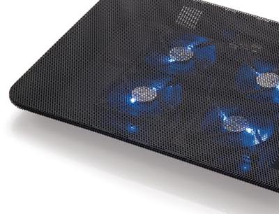 Conceptronic Notebook koelkussen met 4 ventilators Conceptronic Notebook koelkussen met 4 ventilators