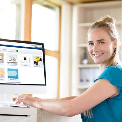 Etiket Avery Zweckform L7769-40 99.1x139mm hoogglans wit 160stuks