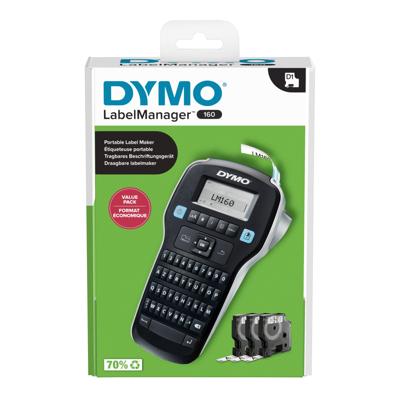 Labelprinter dymo labelmanager 160 azerty 12mm pak Labelprinter dymo labelmanager 160 azerty 12mm pak
