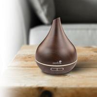 Aroma diffuser zwart Timber donker hout 400ml - thumbnail
