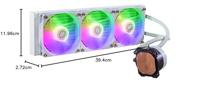 CoolerMaster MasterLiquid 360L Core ARGB White - thumbnail