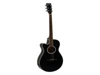DIMAVERY AW-400 Western Guitar LH, black - thumbnail