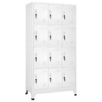 Lockerkast met 12 compartimenten 90x45x180 cm - thumbnail