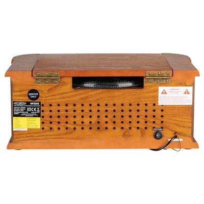 Reflexion HIF2002 Retro-stereoset FM, CD, Cassette, Platenspeler, USB Behuizing van echt hout, Opnamefunctie, Incl. afstandsbediening 2 x 40 W Hout Reflexion HIF2002 Retro-stereoset FM, CD, Cassette, Platenspeler, USB Behuizing van echt hout, Opnamefunctie, Incl. afstandsbediening 2 x 40 W Hout