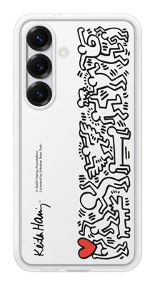 Samsung Flipsuit Backcover Samsung Galaxy S25 Wit Stootbestendig